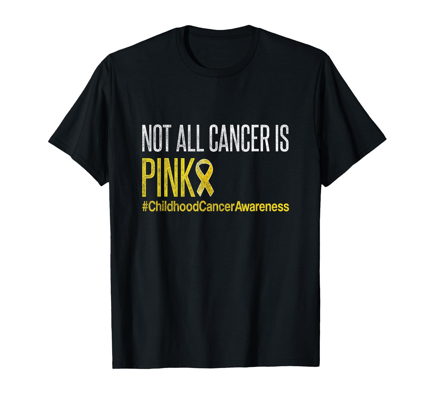Childhood Cancer Awareness September Yellow Ribbon T Shirt T-Shirt