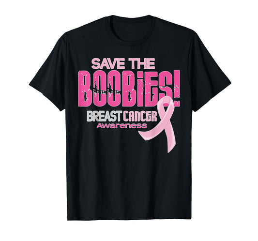 Save the boobies breast cancer awareness T-Shirt