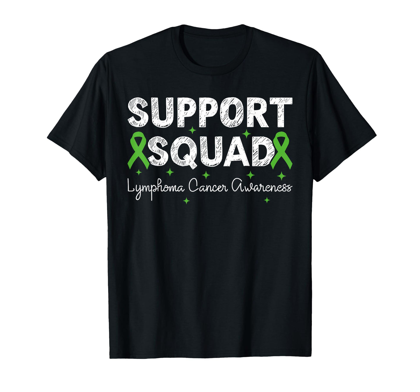 Support Squad Non Hodgkins Lymphoma Cancer Awareness T-Shirt