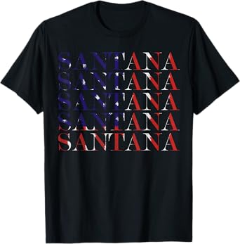 Santana Vintage Retro T-Shirt