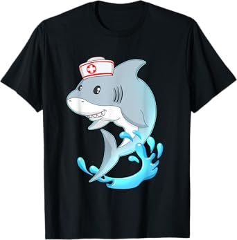 Shark Nurse appreciation International Nurse Day T-Shirt