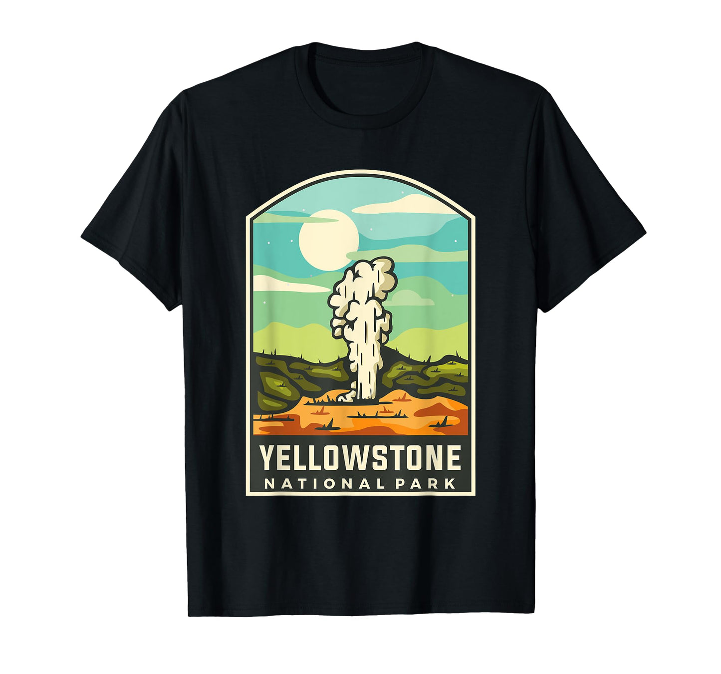 Yellowstone National Park - Throwback Design - Classic T-Shirt