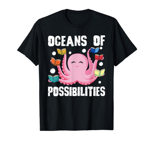 Oceans of Possibilities Summer Reading Octopus T-Shirt