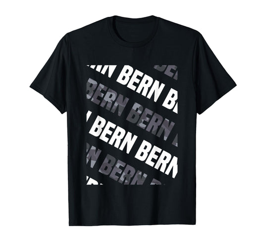 Bern Camo Pattern Grey Camouflage T-Shirt