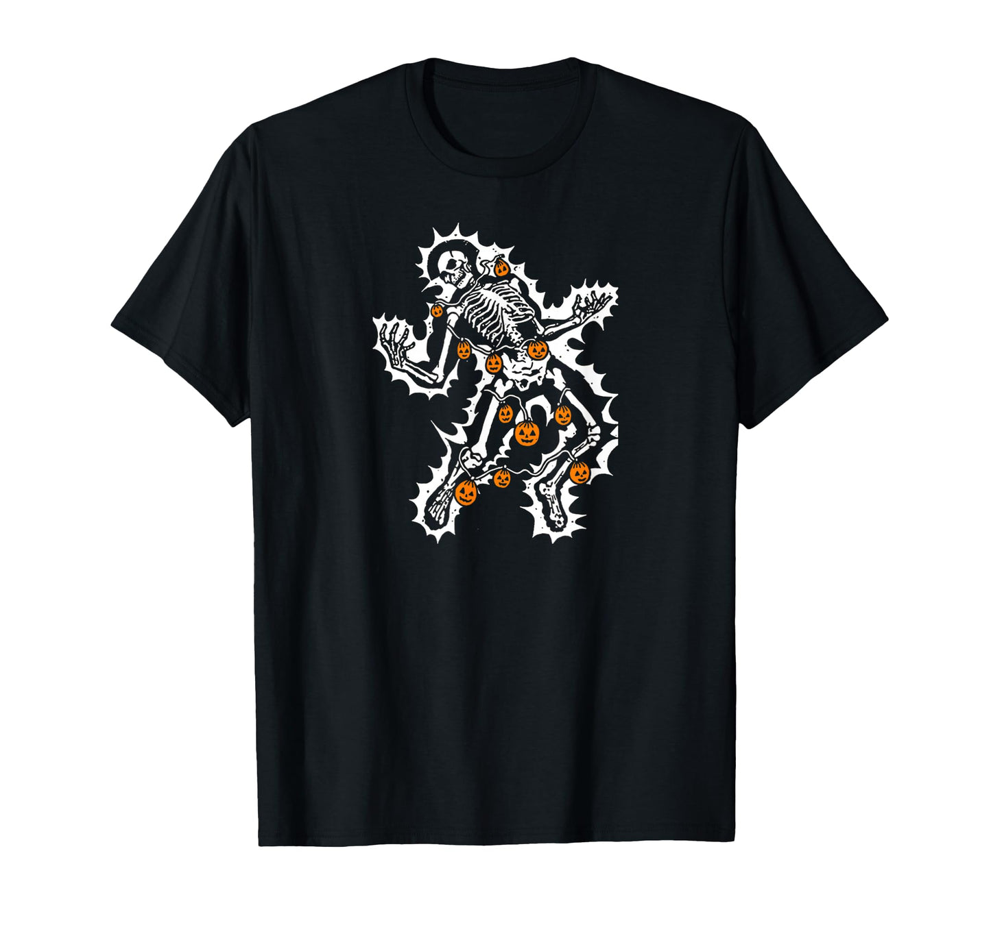 Electrocuted Skeleton Halloween Funny Costume Men Women T-Shirt