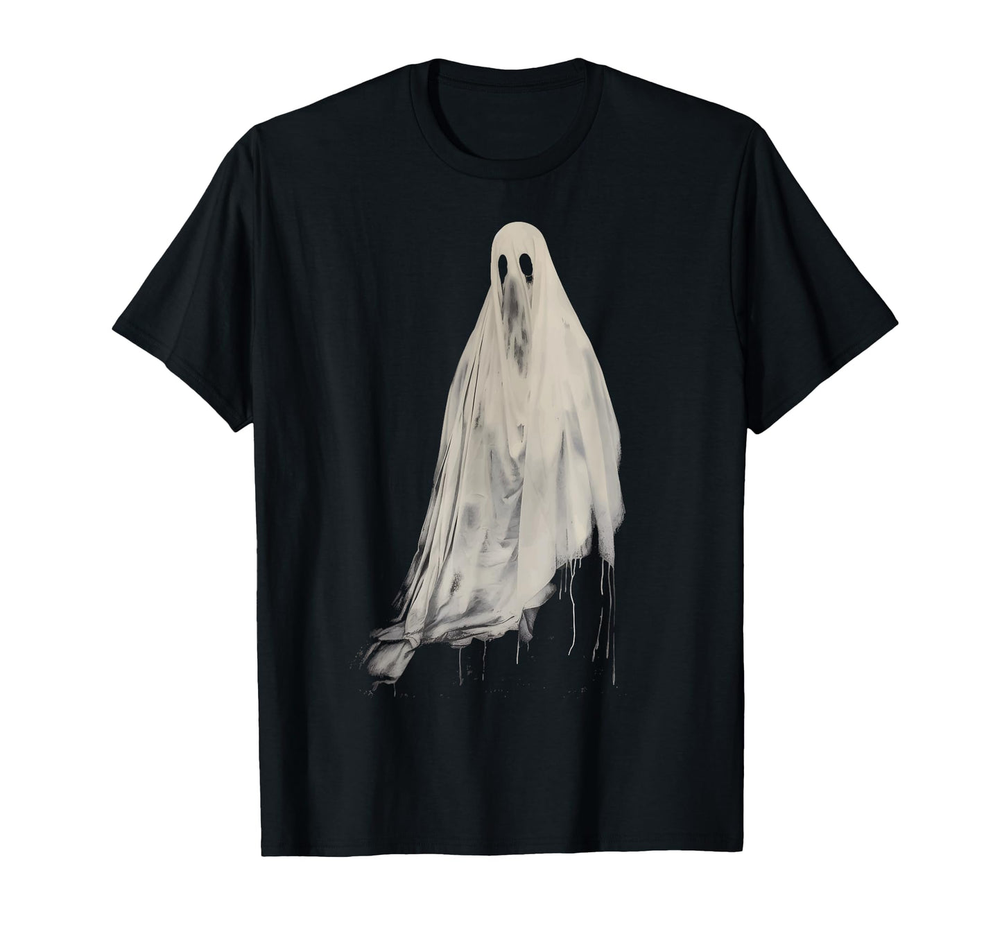 Ghost Horror Spooky Scary Spirit Halloween Goth Aesthetic T-Shirt