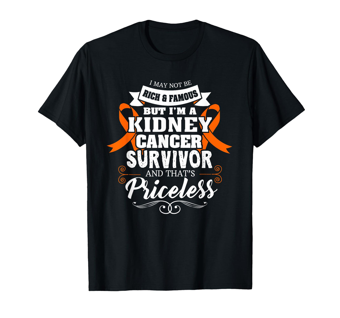 Survivor Priceless Kidney Cancer Awareness Ribbon Gifts T-Shirt