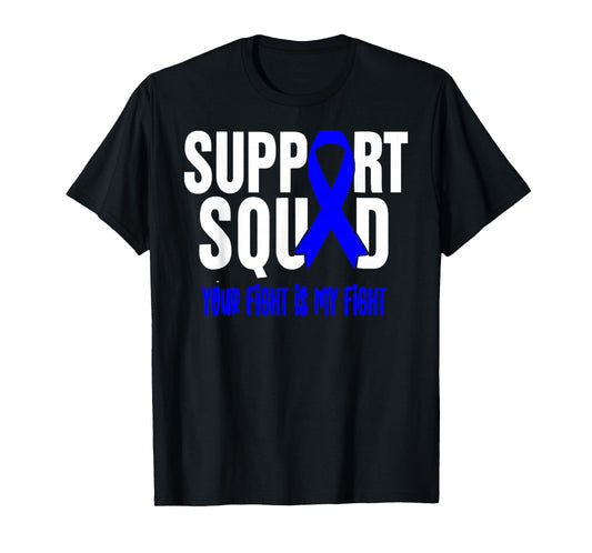 Rectal Cancer Support Squad Rectal Cancer Awareness T-Shirt