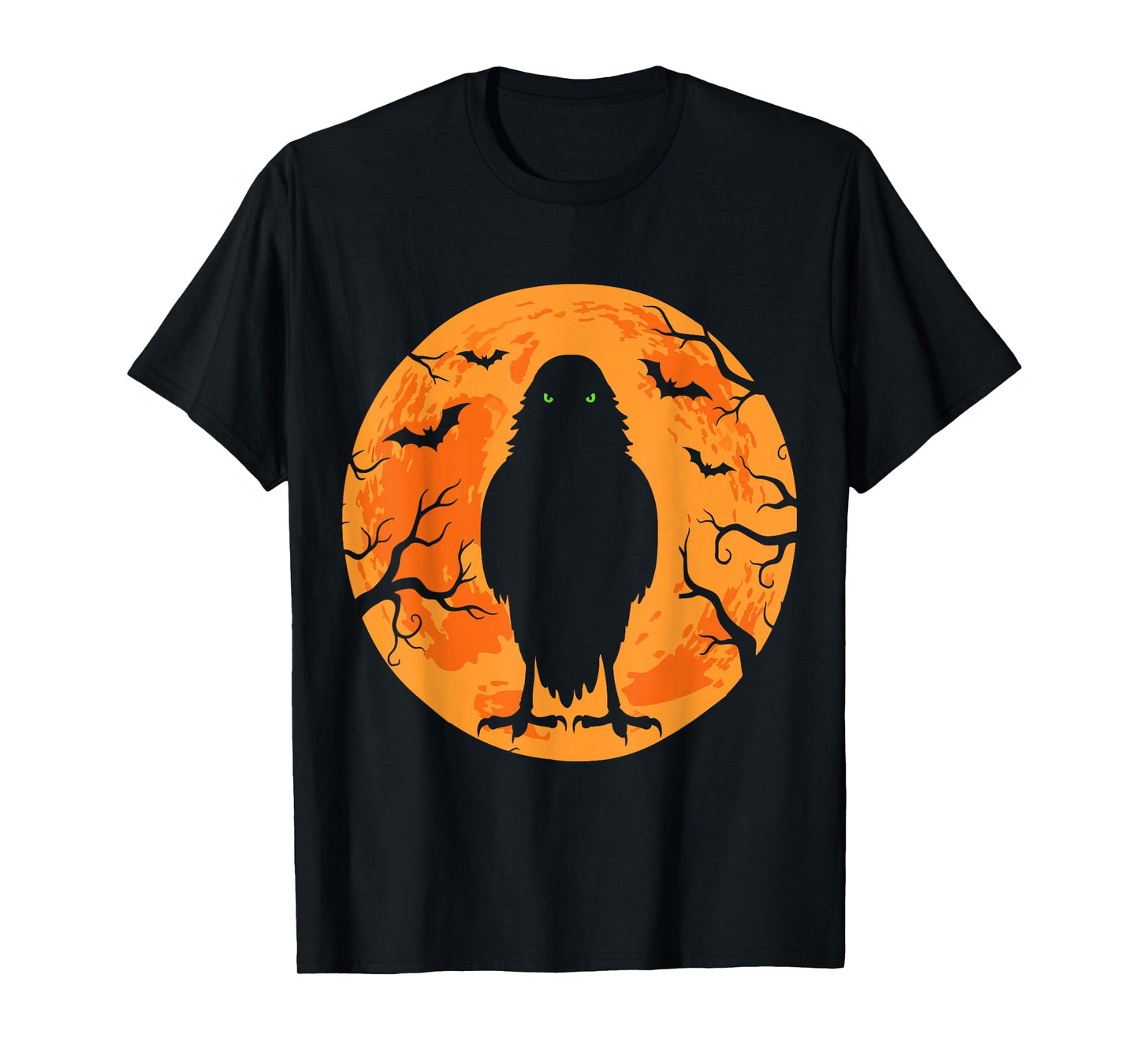 F-Caw-F Black Bird Moon Cawing Meme T-Shirt