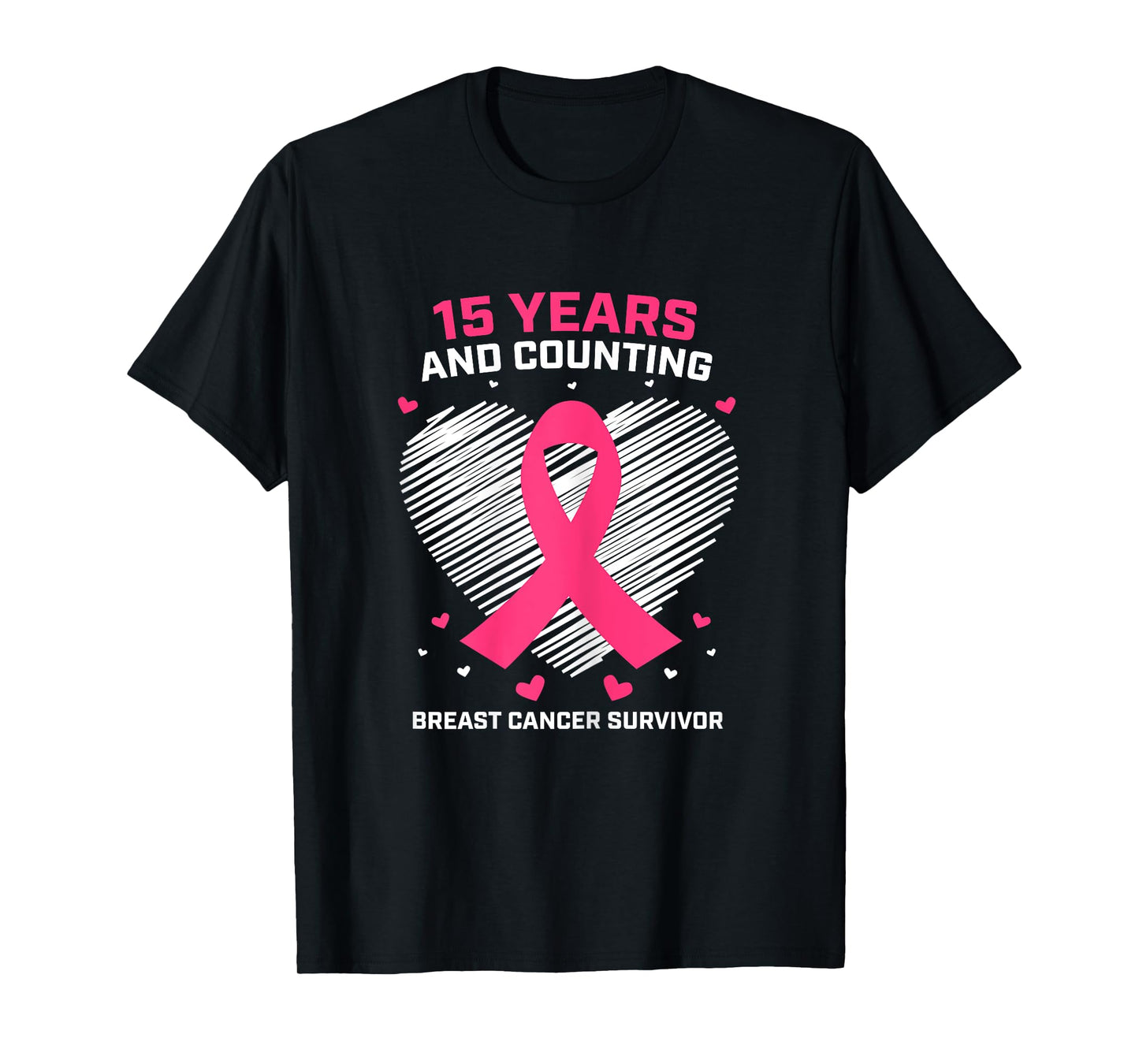 15 Years Cancer Free Gifts 15 Year Breast Cancer Survivor T-Shirt