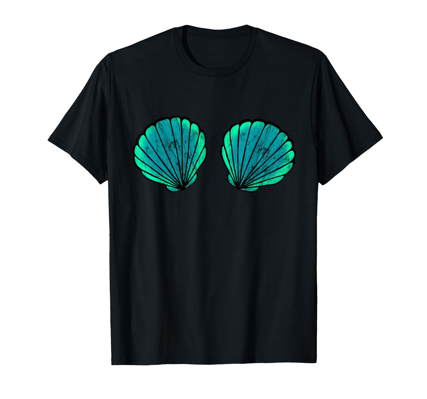 Shell Mermaid Brassiere Bikini Bra Shell T-Shirt