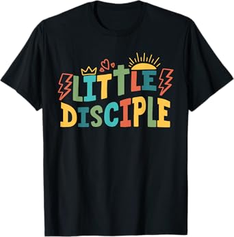 Little Disciple Kids Christian Toddler Religious Youth Jesus T-Shirt