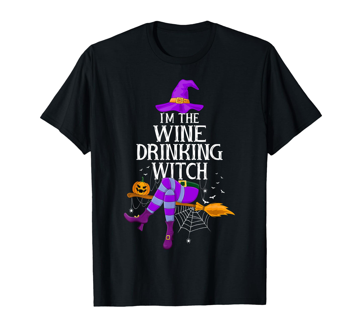 Matching Family Costume The Wine Drinking Witch Halloween T-Shirt