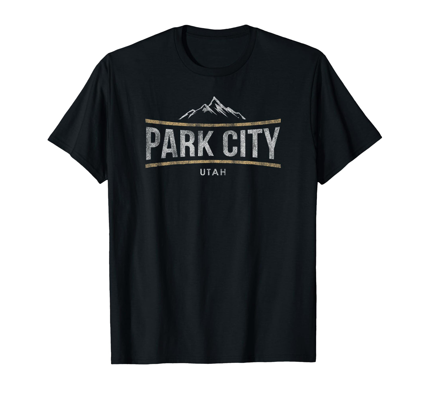 Vintage Park City Utah Mountain Forest Hiking Retro T-Shirt