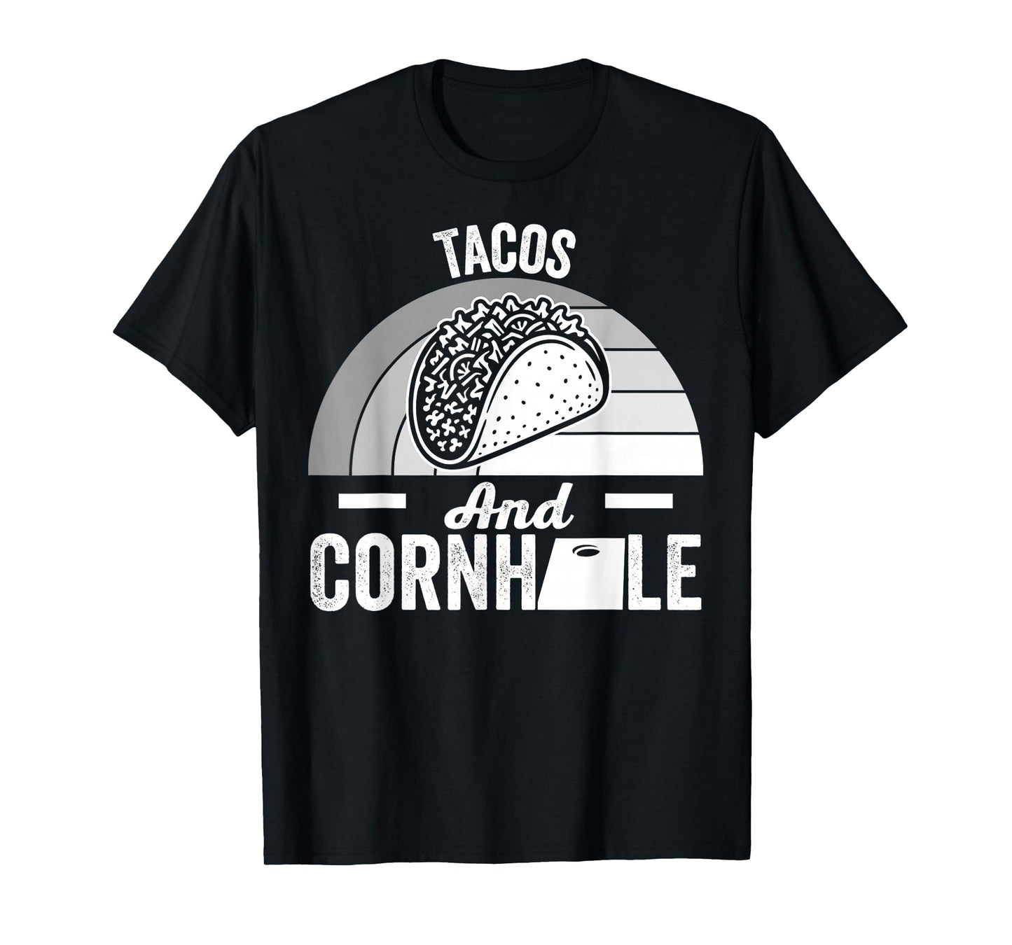 Tacos and Cornhole Game Humor T-Shirt