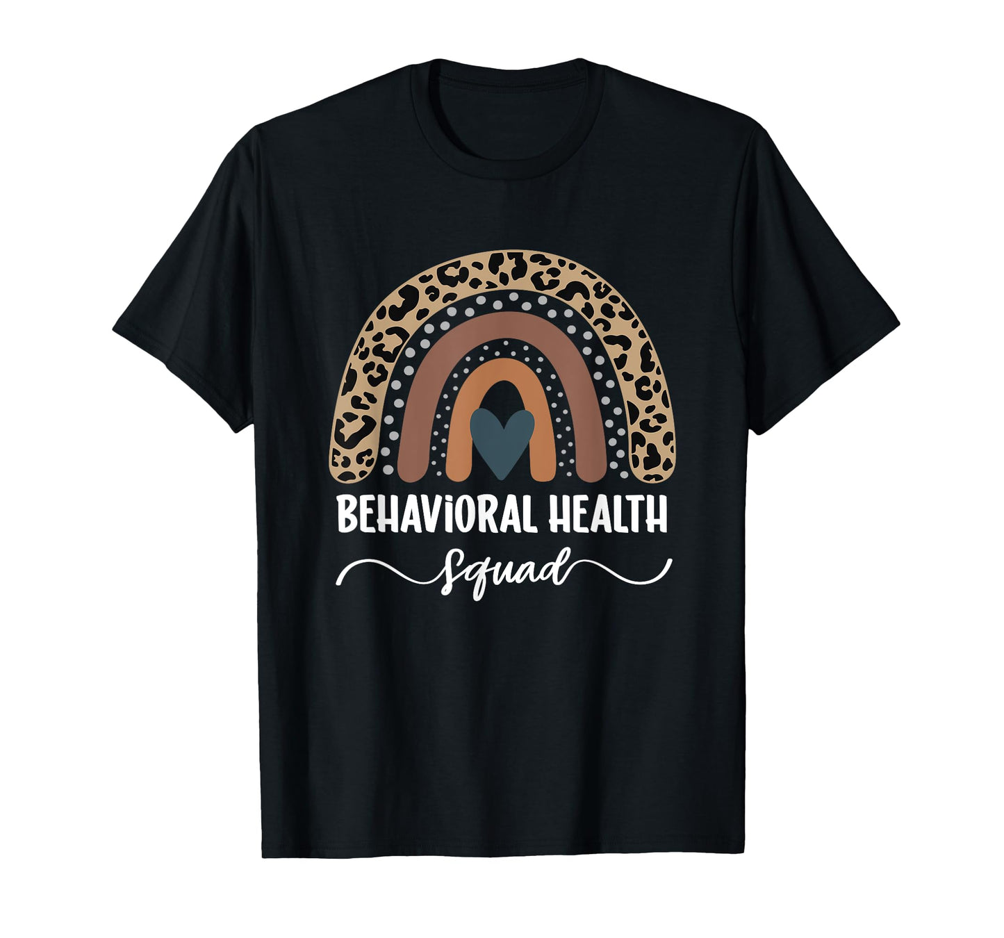 Behavioral Health Squad, Rainbow Behavioral Health Nurse T-Shirt