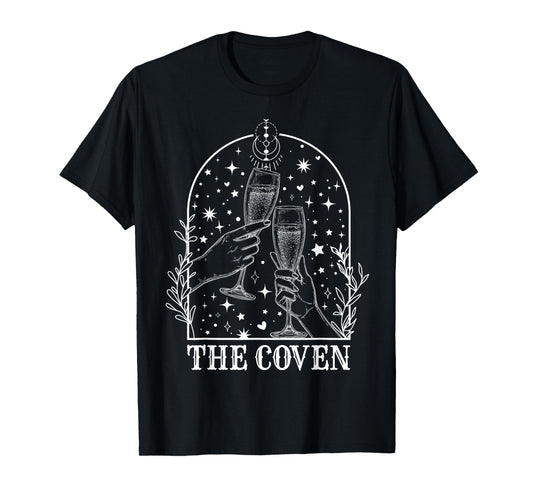 Witchy Coven Bride Tarot Matching Gothic Bachelorette Party T-Shirt