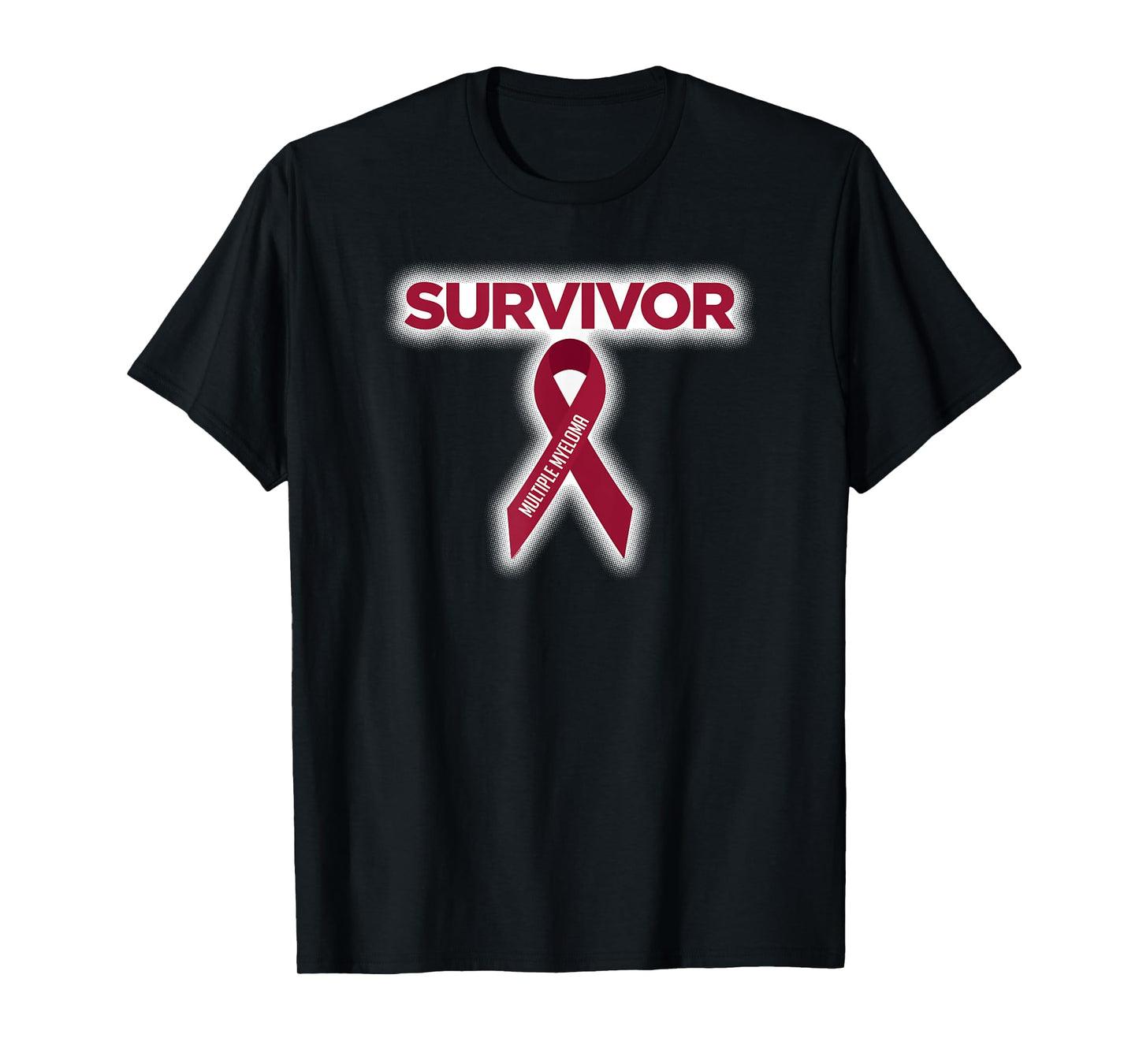 Multiple Myeloma Survivor T-Shirt with Awareness Ribbon T-Shirt