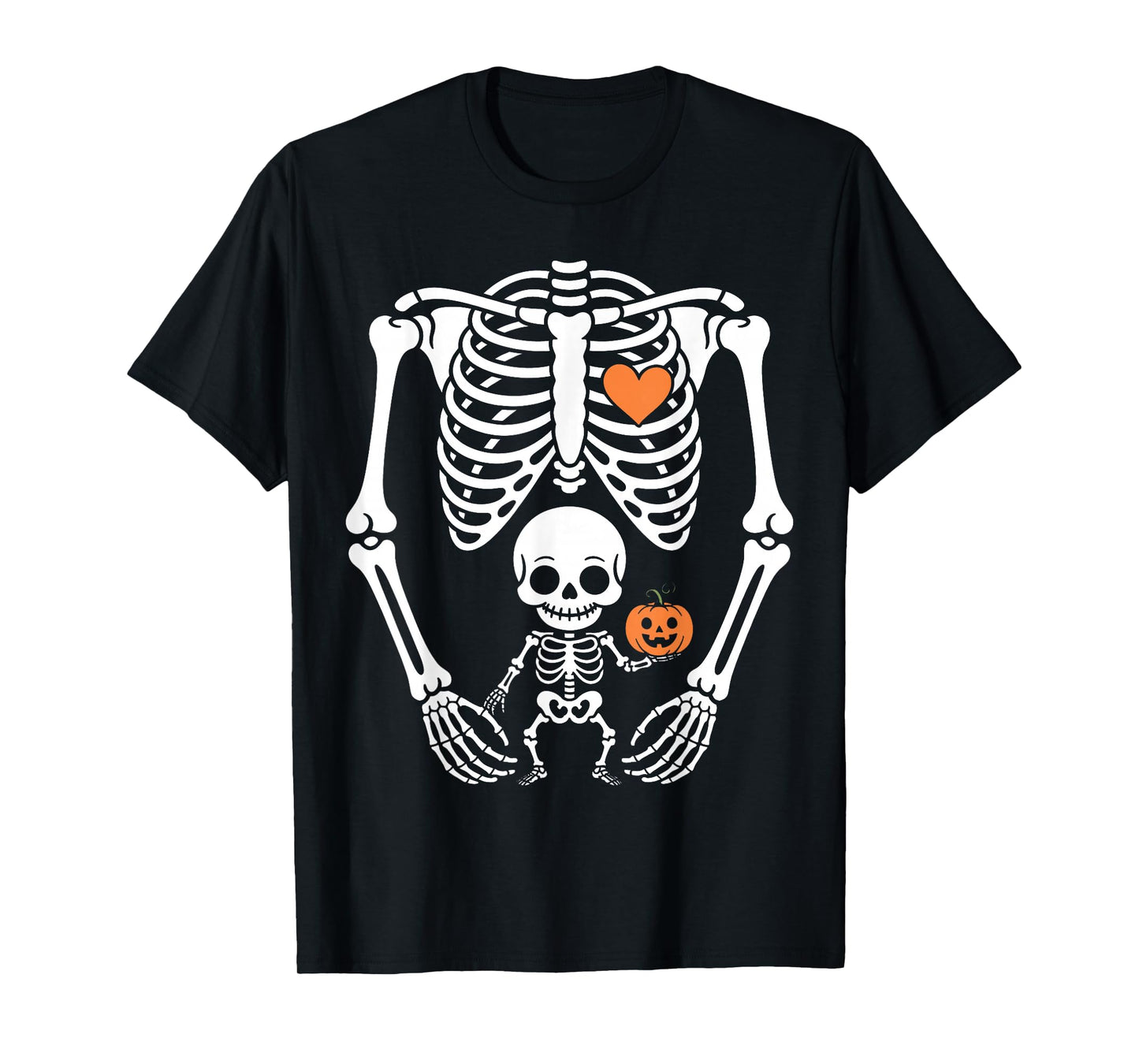 Baby Shower Skeleton Halloween Pregnancy Annoucement Boys T-Shirt