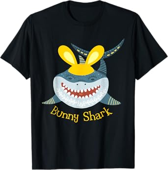 Bunny Shark Funny Easter for Boys, Girls, Men, and Women T-Shirt