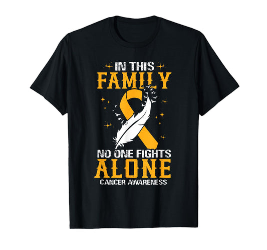 Breast Cancer Awareness, In This Family No One Fight Alone T-Shirt