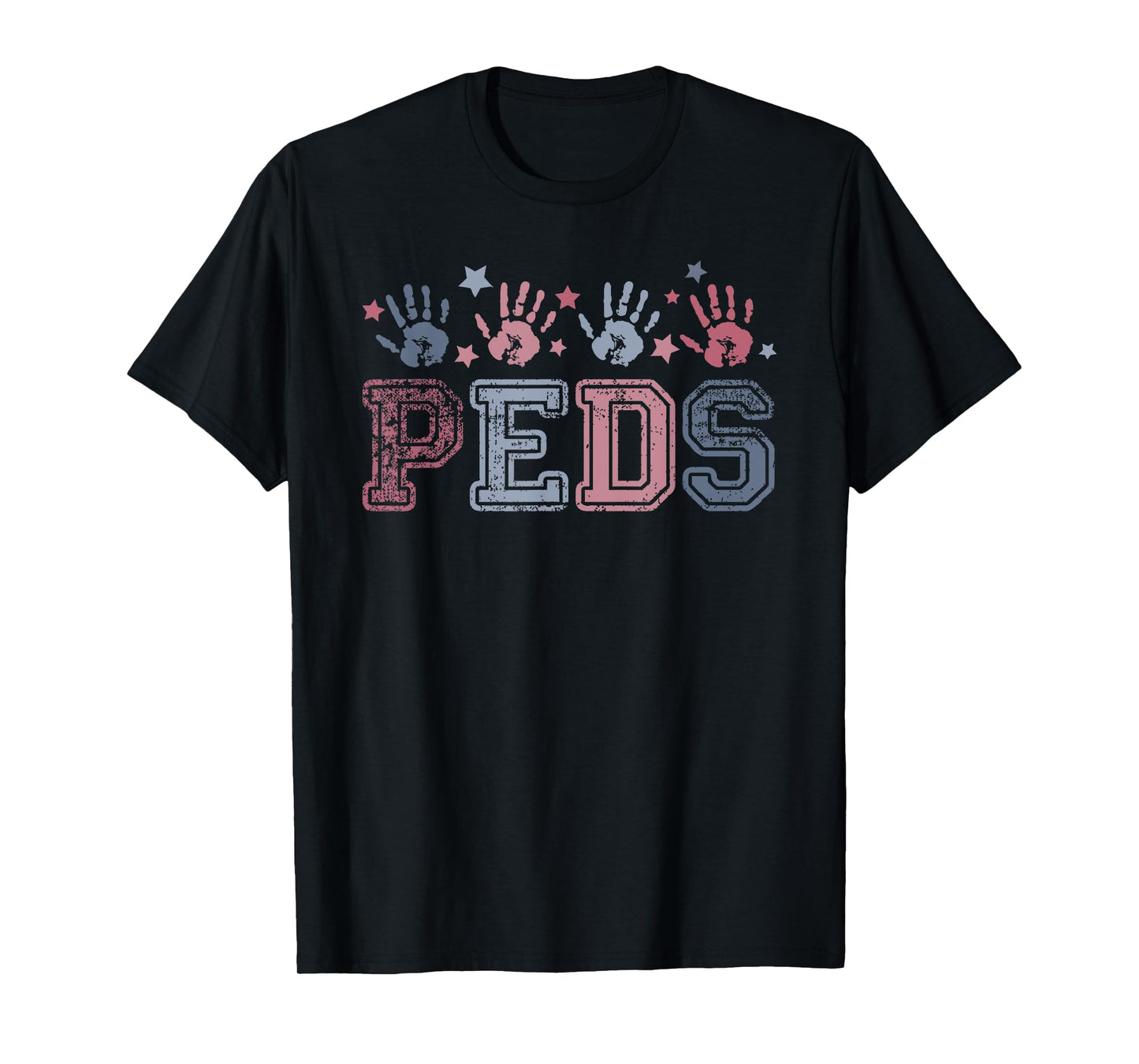 Pediatrics nurse Vintage Patriotic Peds Nurse 4th of July T-Shirt for Women Men