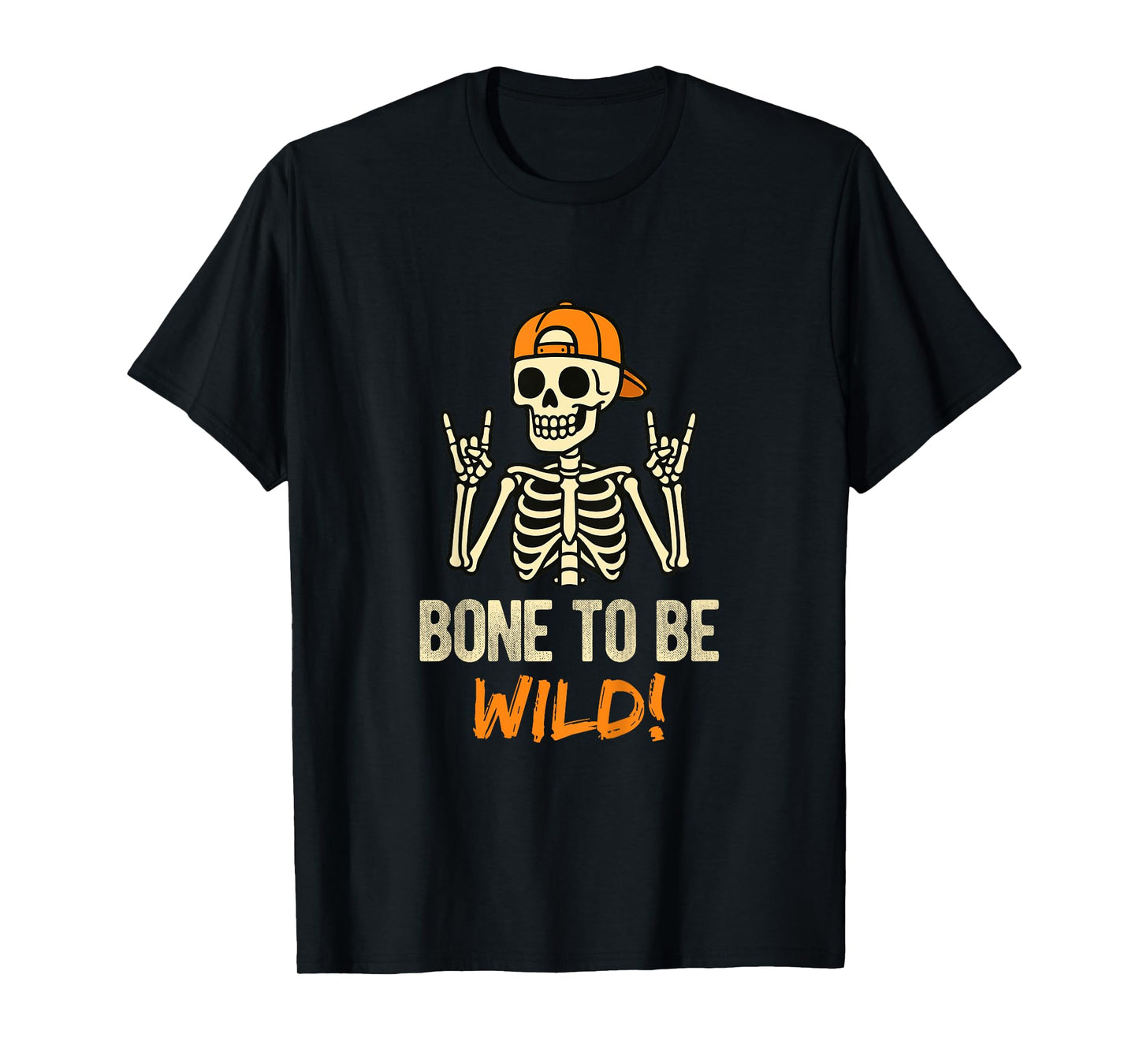 Rock Skeleton Bone to be Wild Kids Toddler Teens T-Shirt