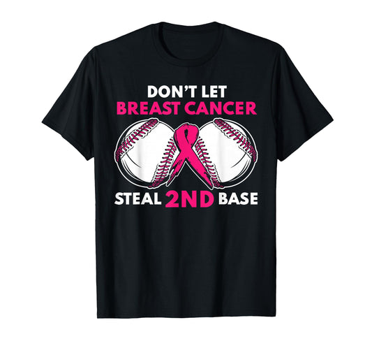 Breast Cancer Awareness Month Cute Baseball Pink October T-Shirt
