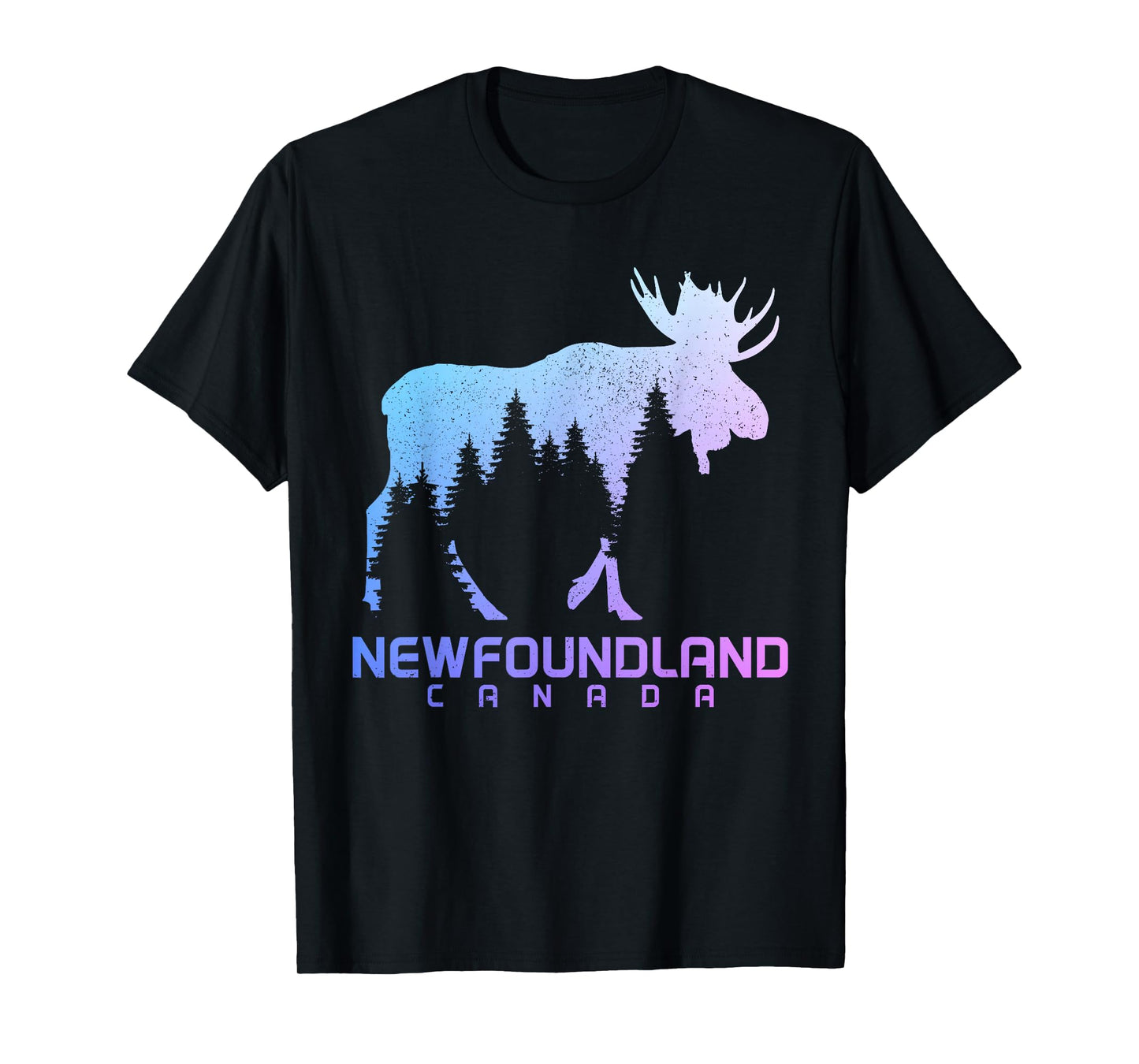 Newfoundland Canada Vintage Moose Souvenir T-Shirt