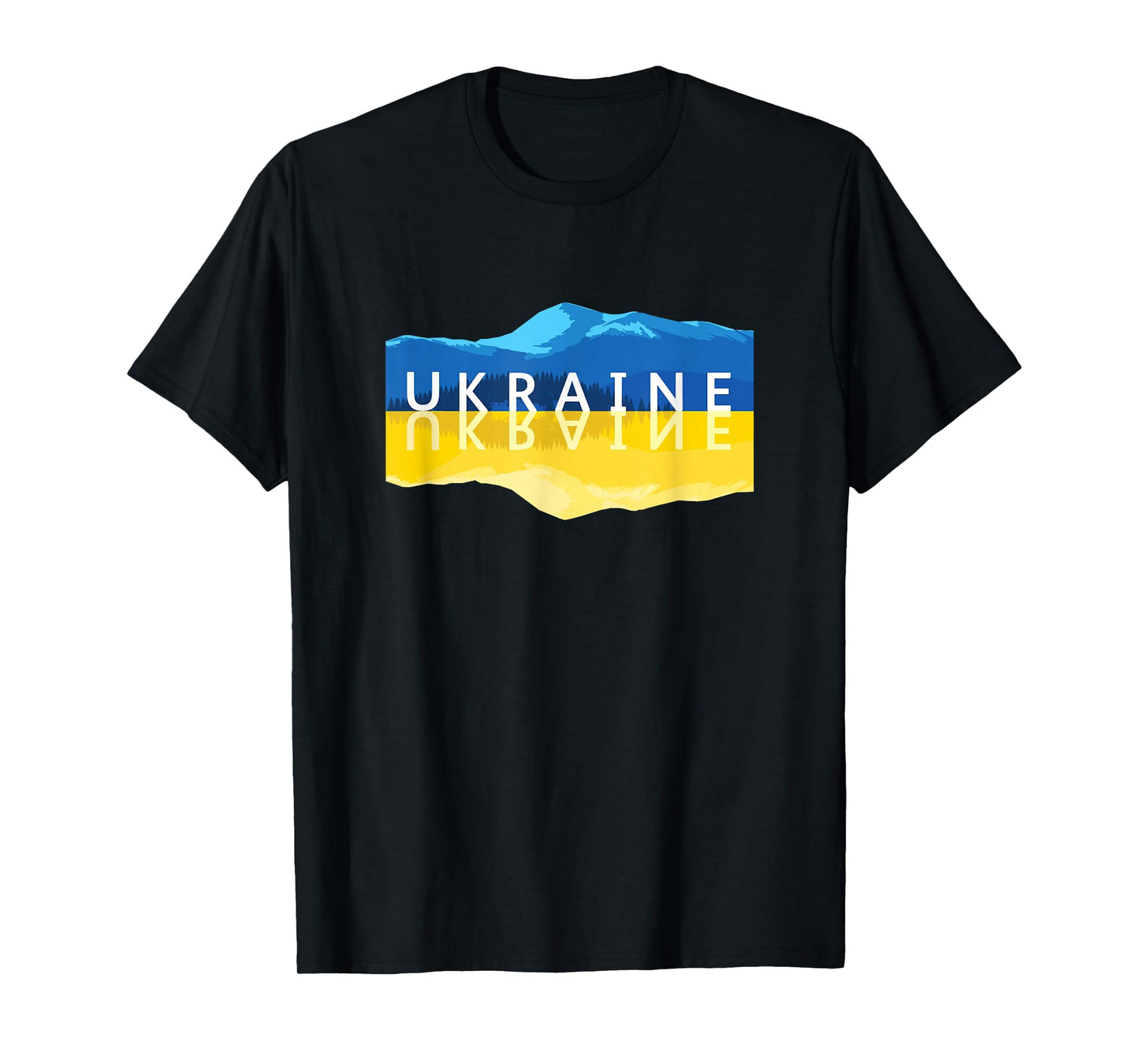 Ukraine Mountain Reflections - Ukrainian Nature Souvenir T-Shirt