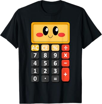 Number Day Calculator Numbers Day Kids Costume Maths Day Boy T-Shirt