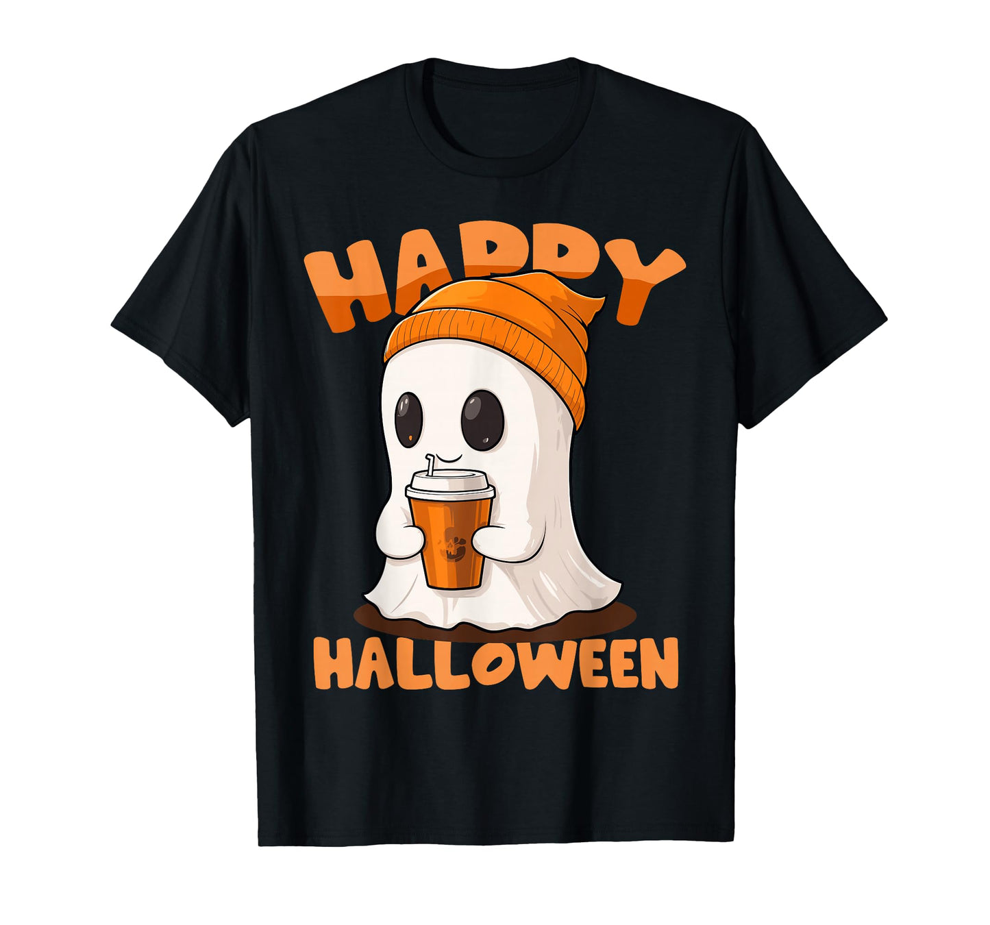 Funny Happy Halloween Boo Ghost Matching Family Couples 2025 T-Shirt