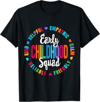 Teacher Early Childhood SQUAD Preschool Head Start Crew T-Shirt