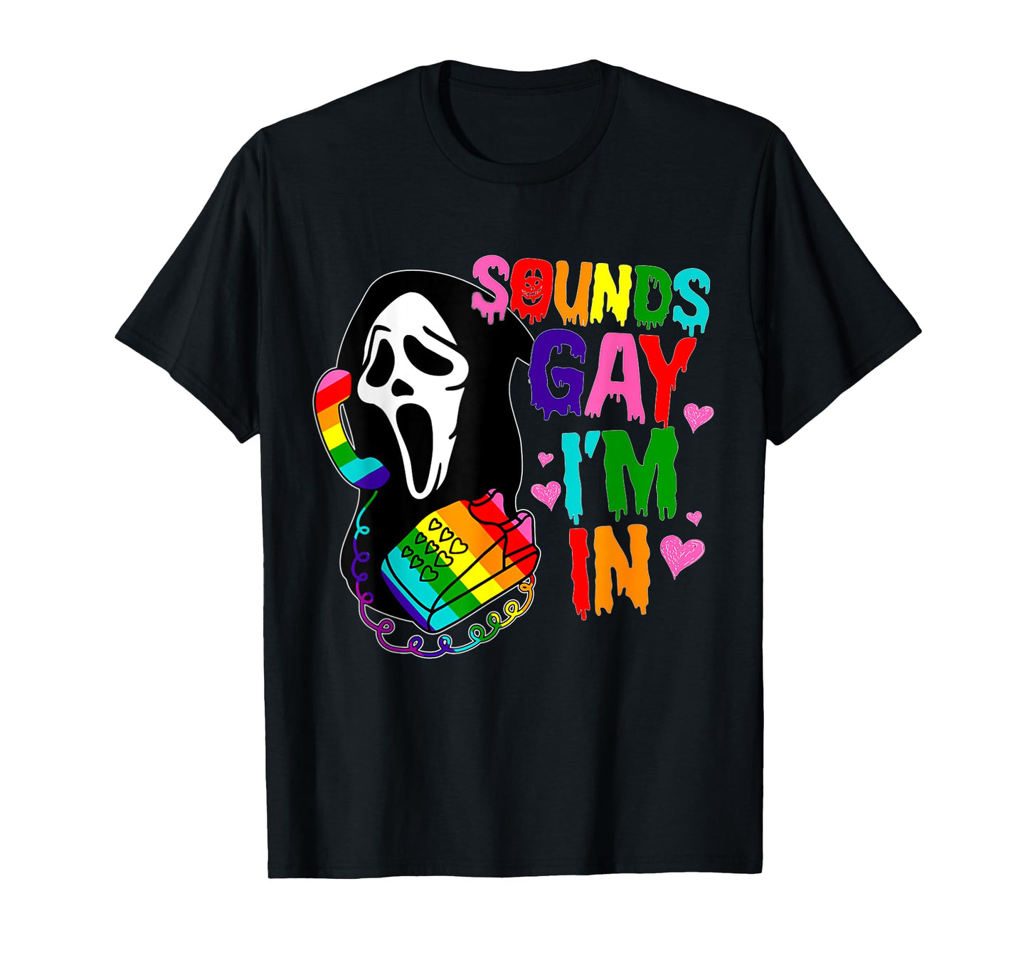 Ghost Sounds Gay I'm In LGBT Pride Month T-Shirt