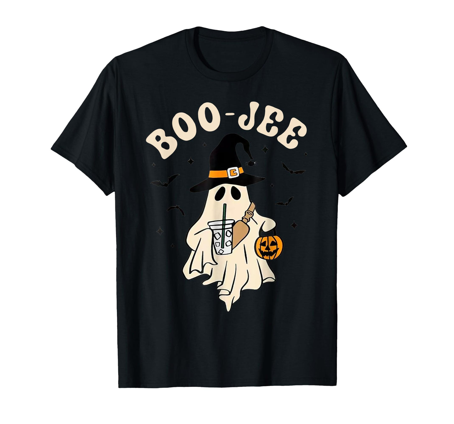 Funny Boo-Jee Ghost halloween boo jee ghost spooky season T-Shirt