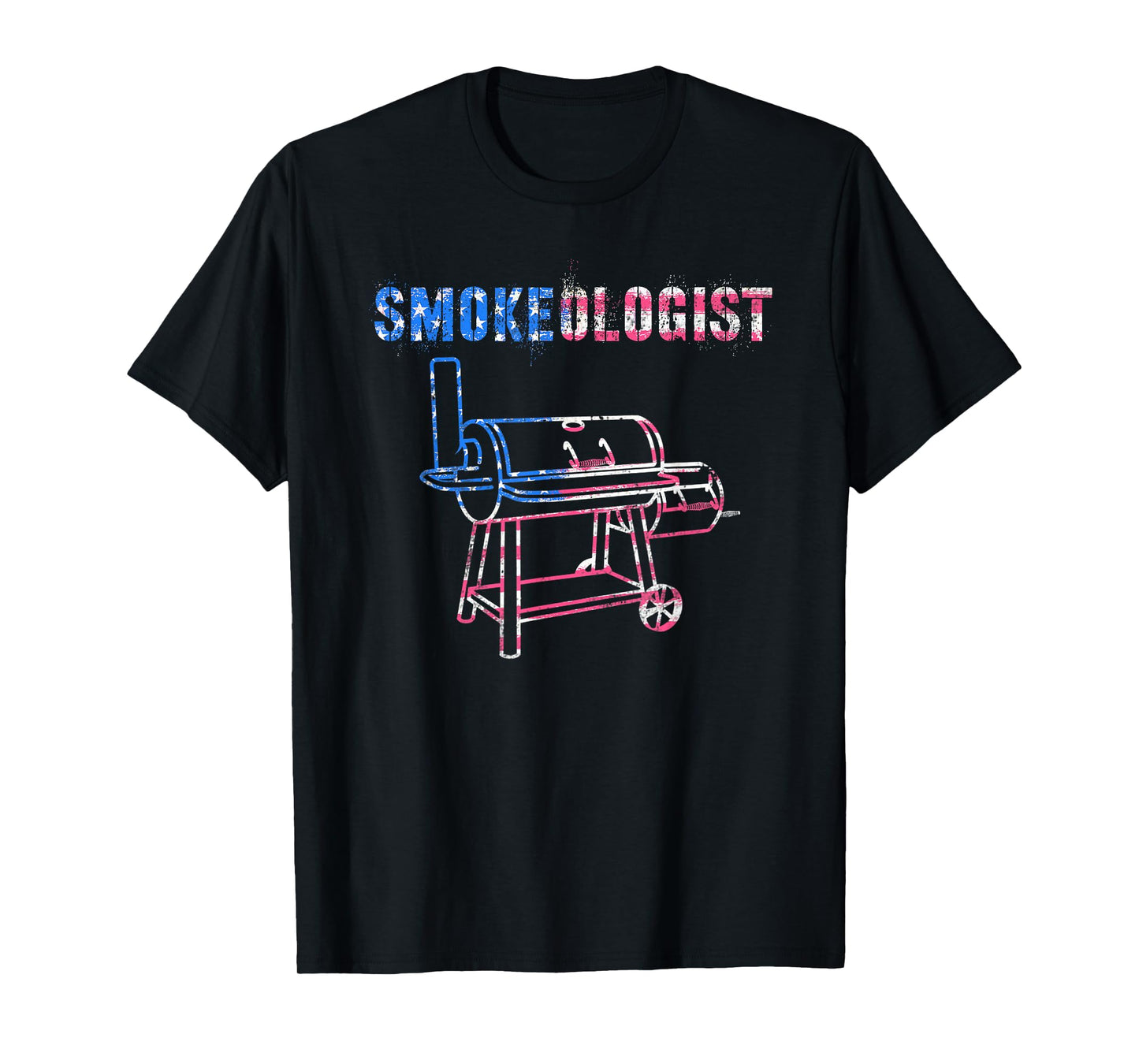 Sarcastic USA Grilling SMOKEOLOGIST Grill Smokeologist T-Shirt