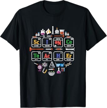 Science Teacher Periodic Table Chemistry Elements Xmas Gift T-Shirt