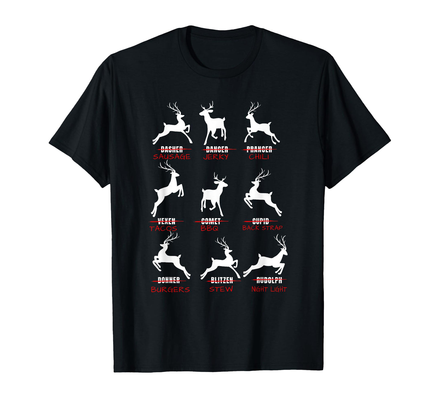 Funny Deer Hunters Reindeer Hunting T-Shirt