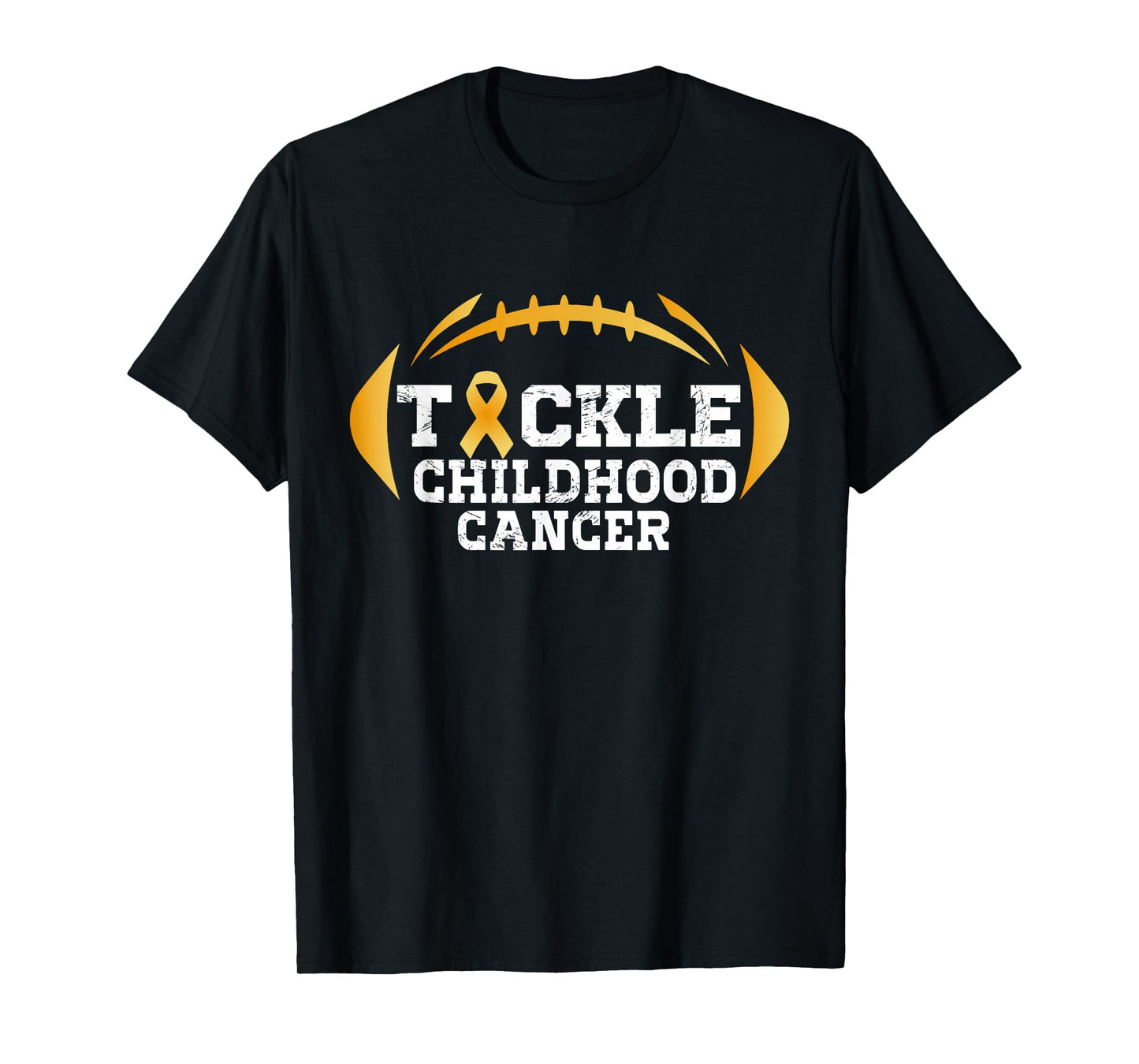 Childhood Tackle Football Childhood Cancer Awareness Women T-Shirt
