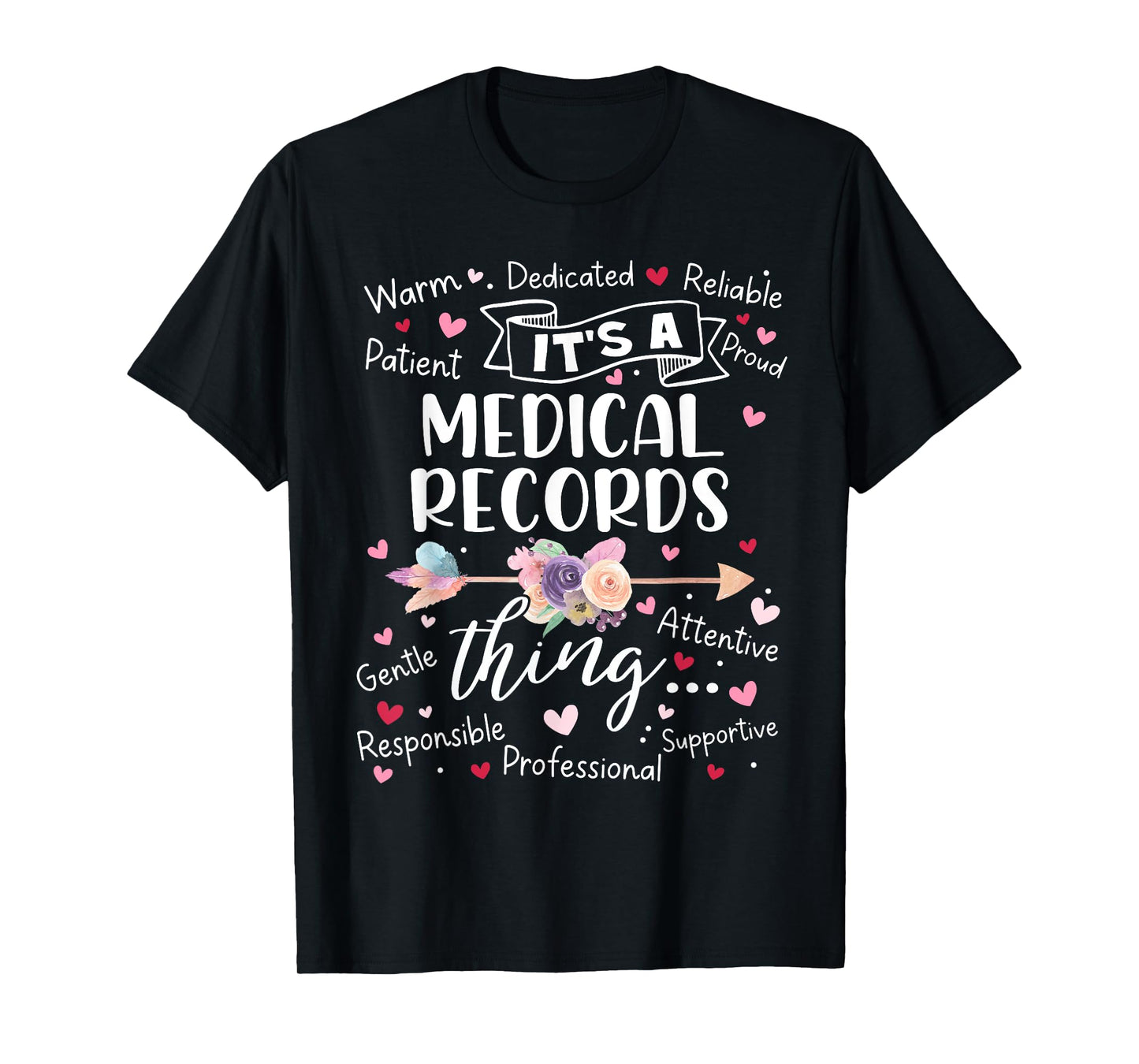 Medical Records Director Squad Team Crew Medical Clerk Women T-Shirt