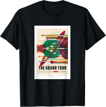 NASA JPL The Grand Tour Visions of the Future Voyager Poster T-Shirt