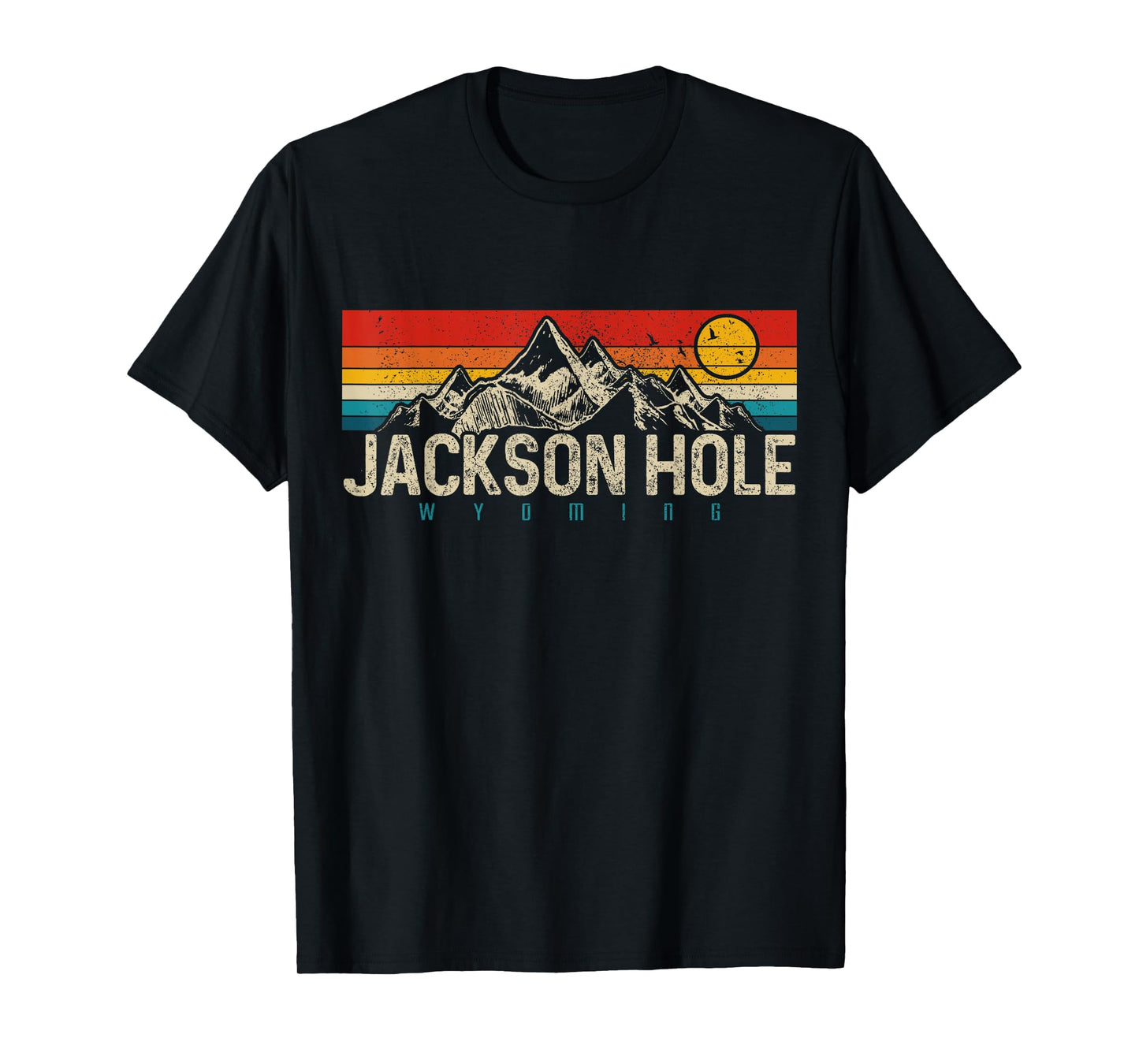 Jackson Hole Wyoming Vintage Mountains Pride Gift T-Shirt