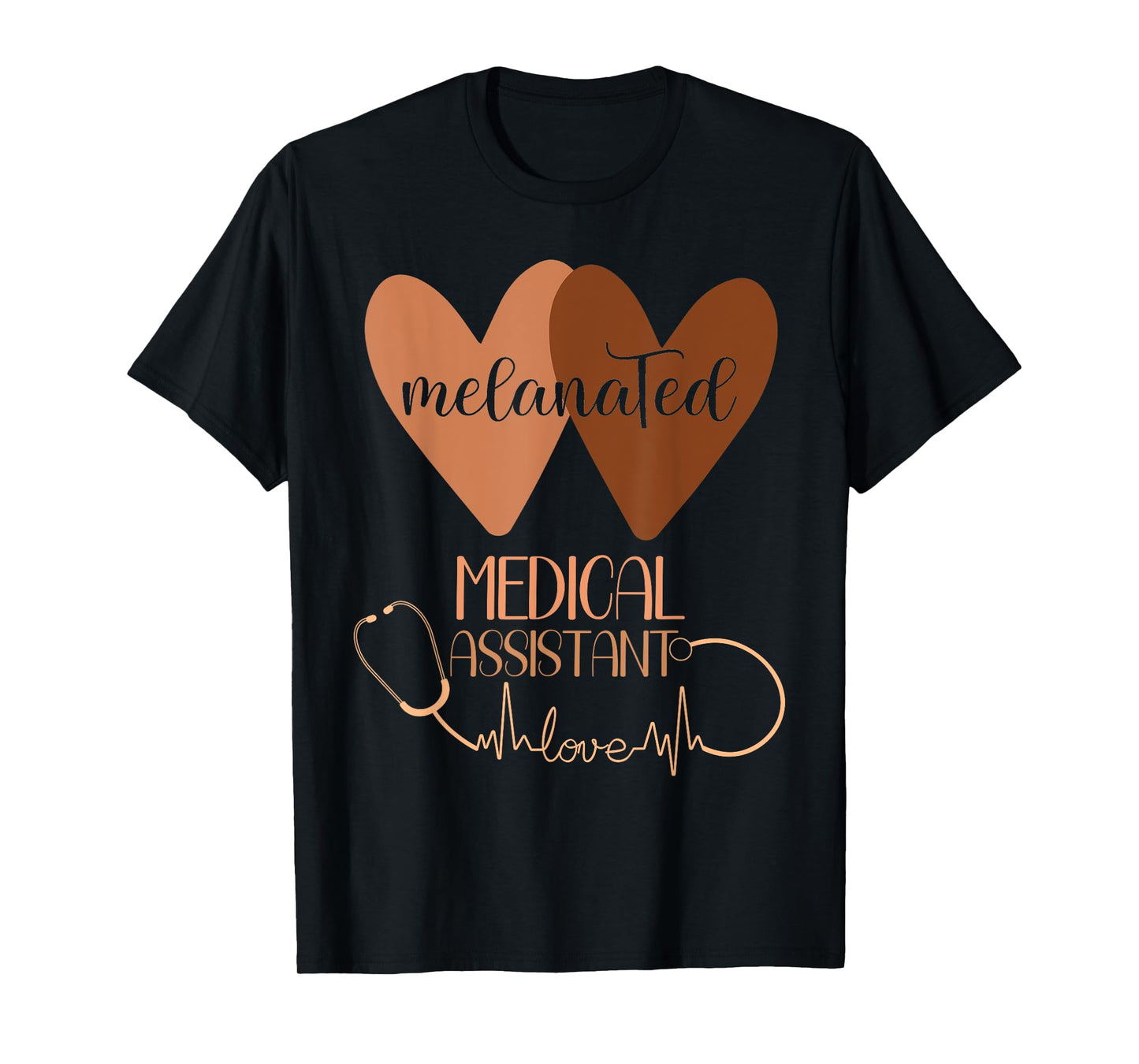 Medical Assistant Black History Month Women Afro American T-Shirt