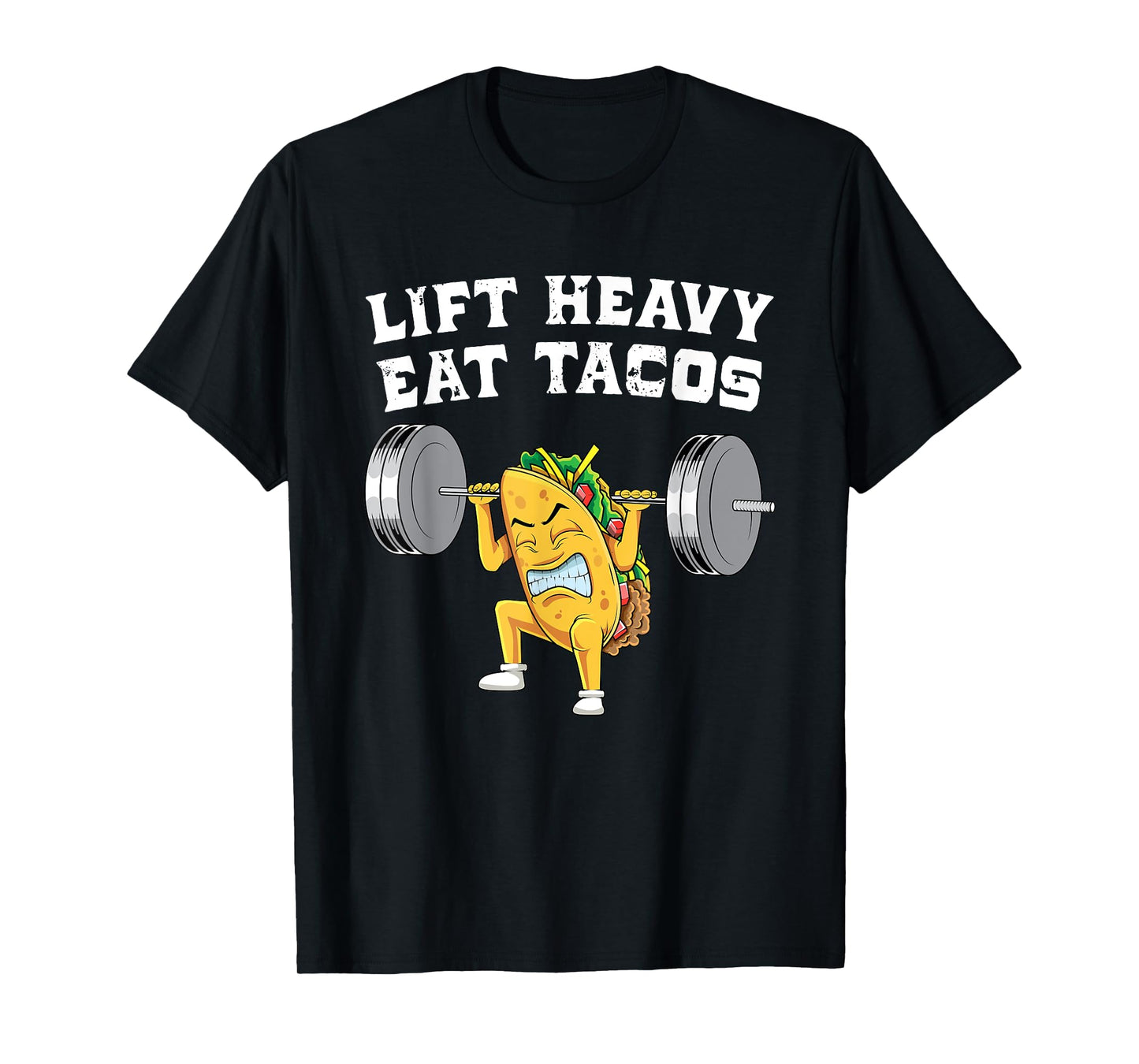 Funny Weightlifting Taco Lover Gift | Love Squats Exercise T-Shirt