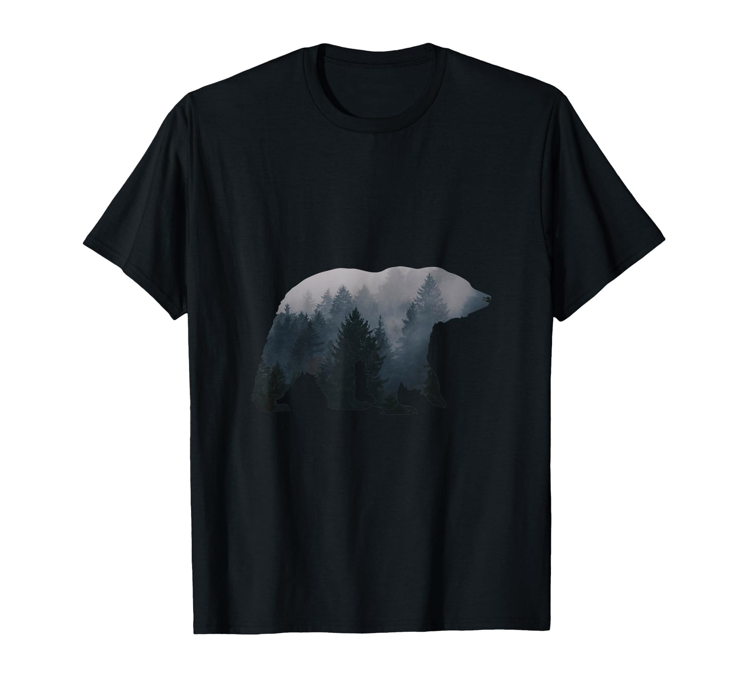 Bear illustration made of trees bears T-Shirt
