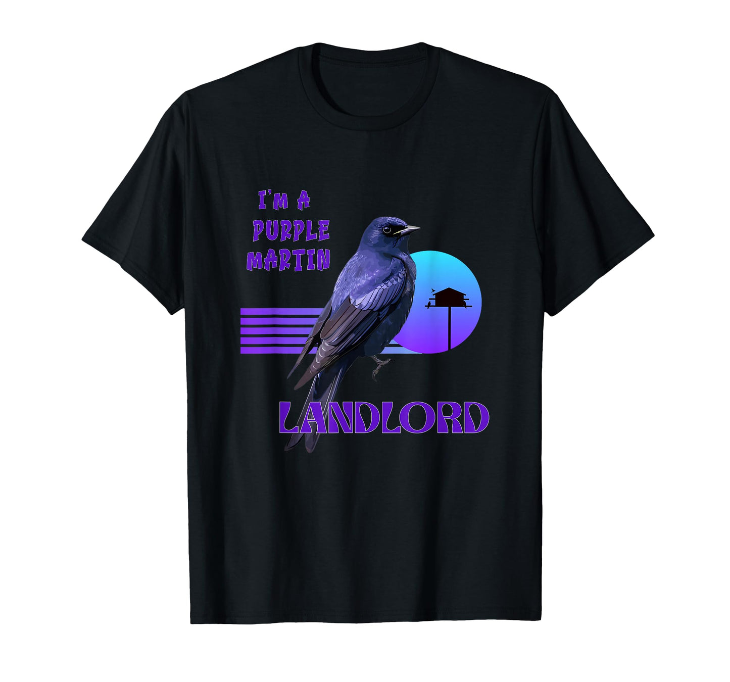 Purple Martin apparel for anyone devoted to these birds. T-Shirt