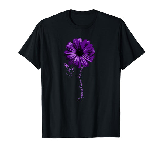 Thymoma Cancer Awareness T-Shirt Warrior Pretty Support Gift T-Shirt