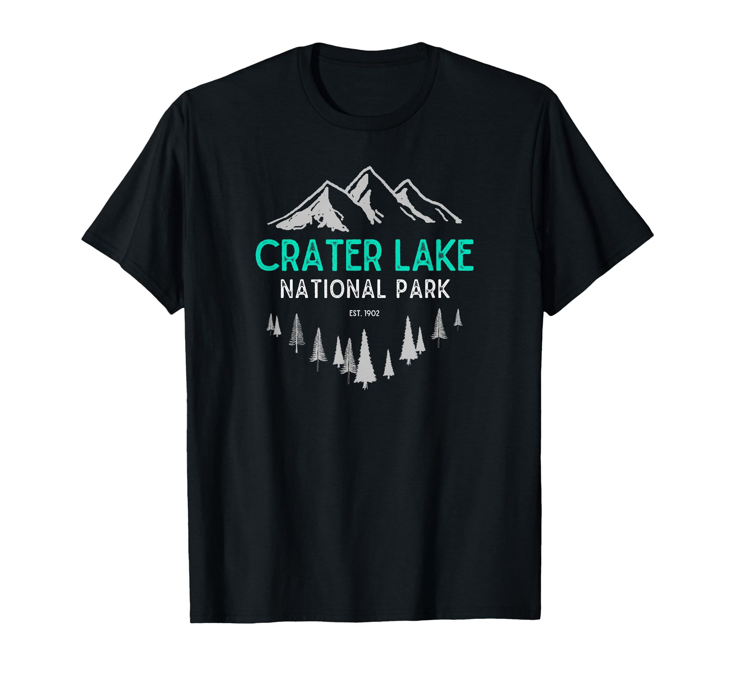 Crater Lake T-Shirt Vintage National Park Est 1902 T-Shirt