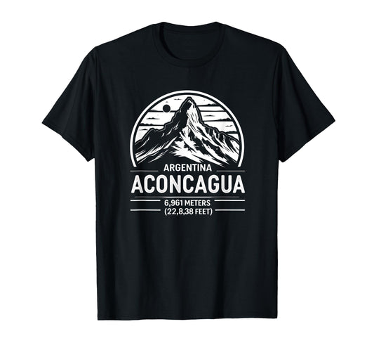 Aconcagua Mountain Argentina Climber Mountaineering Hiking T-Shirt