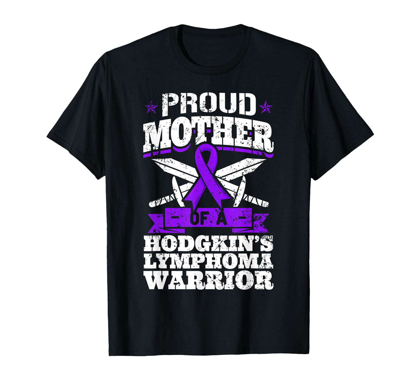 Proud Mother Of A Hodgkin's Lymphoma Warrior HL Awareness T-Shirt